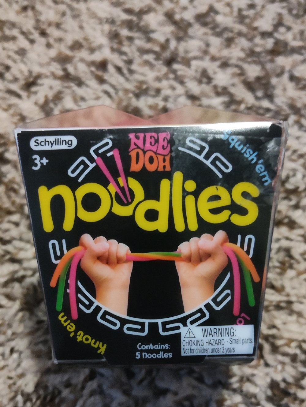 Authentic Nee Doh Noodlies- Assorted Bright Colors
